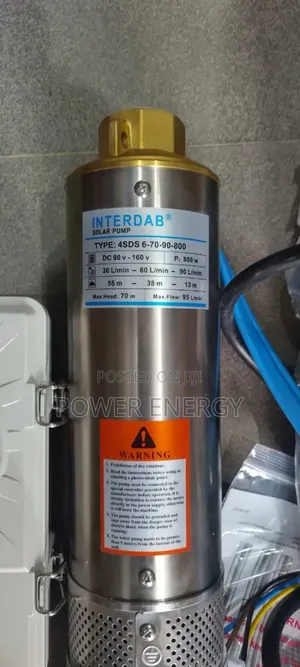 1hp Interdab Dc Solar Pump