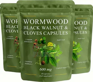 Wormwood, Black Walnut and Cloves / High Strength 600mg Capsules