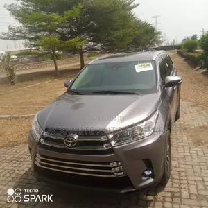 Toyota Highlander XLE 4x4 V6 (3.5L 6cyl 8A) 2018 Gray
