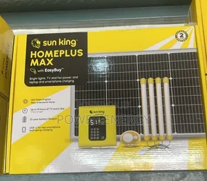 Homeplus Max Sun King Solar Kit With 4 Flourcent and One Bulb