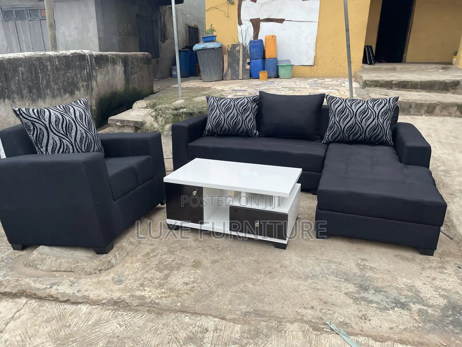 Quality L Shape & Single With Standard Center Table