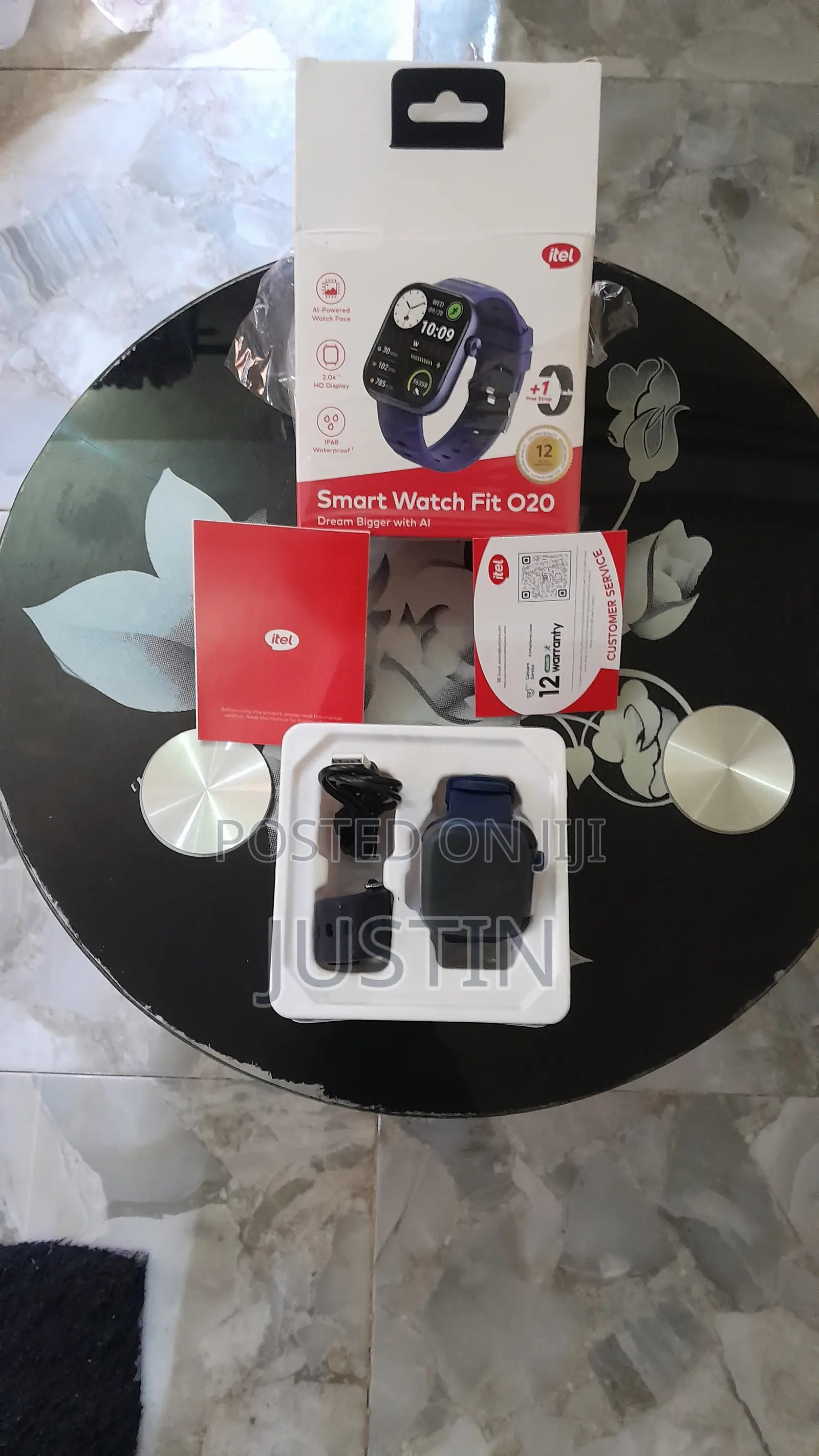 Itel Smart Watch Fit 020 - Plus 1 Free Strap