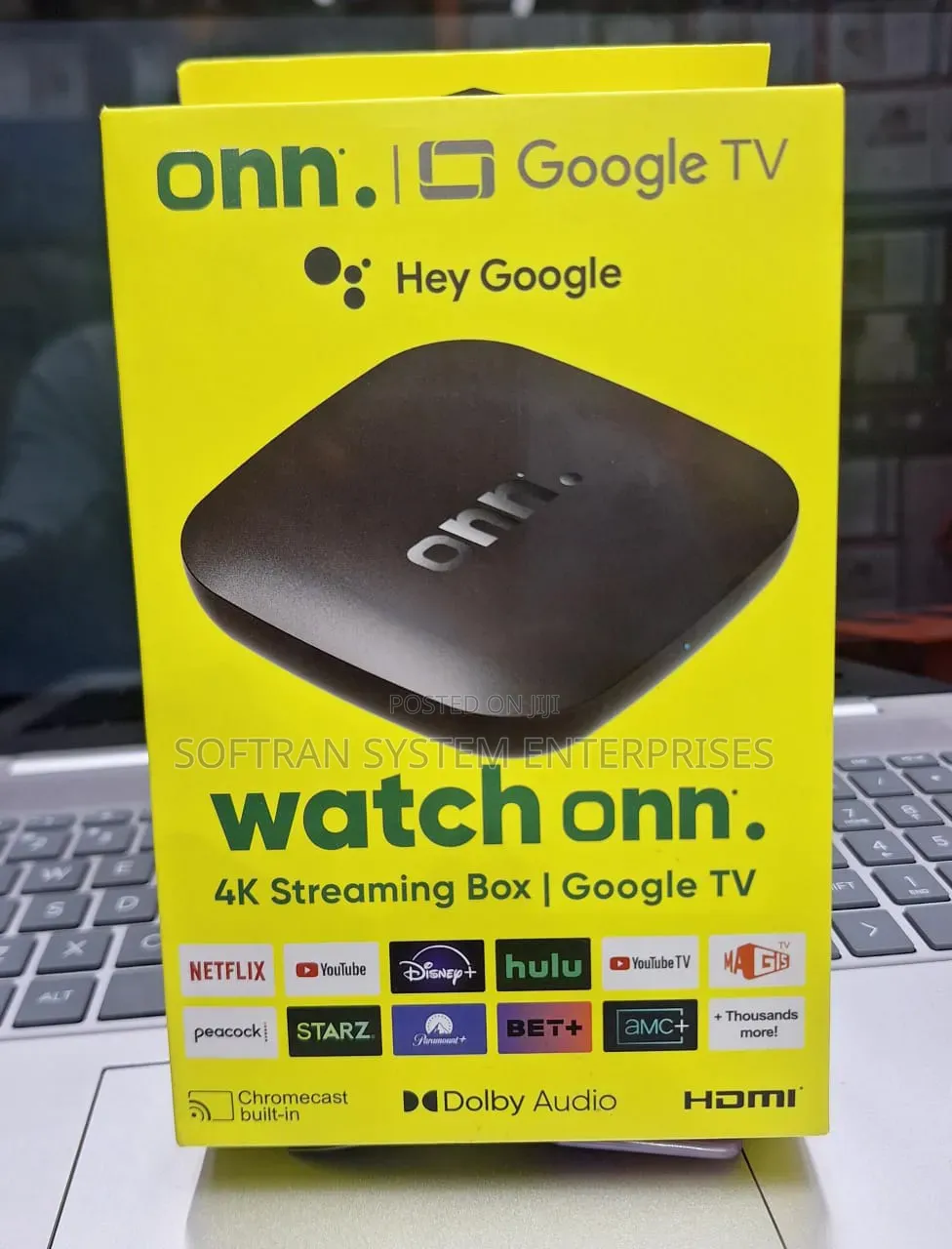 Onn. 4K Streaming Box | Google TV