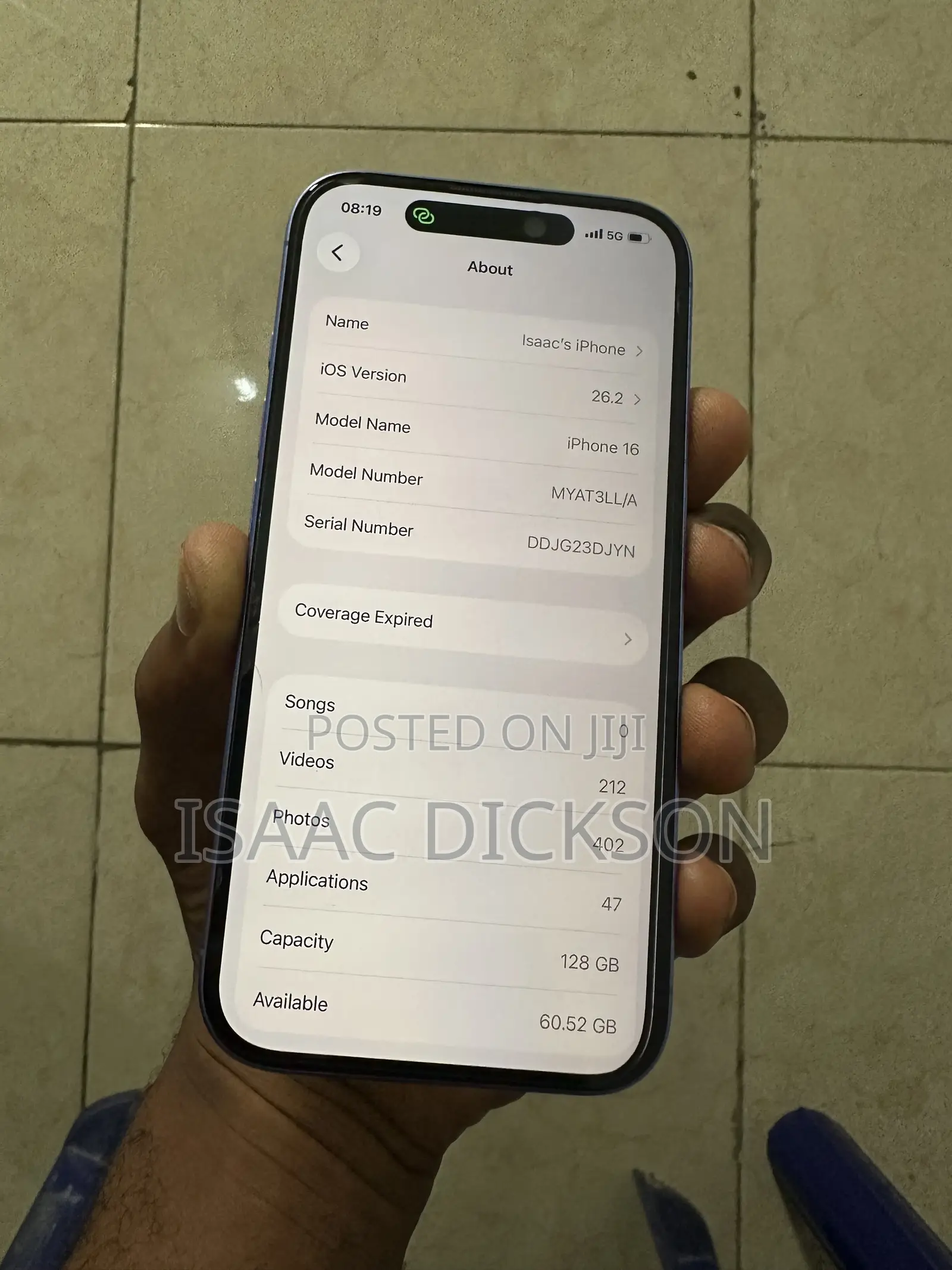 Apple iPhone 16 128 GB Blue