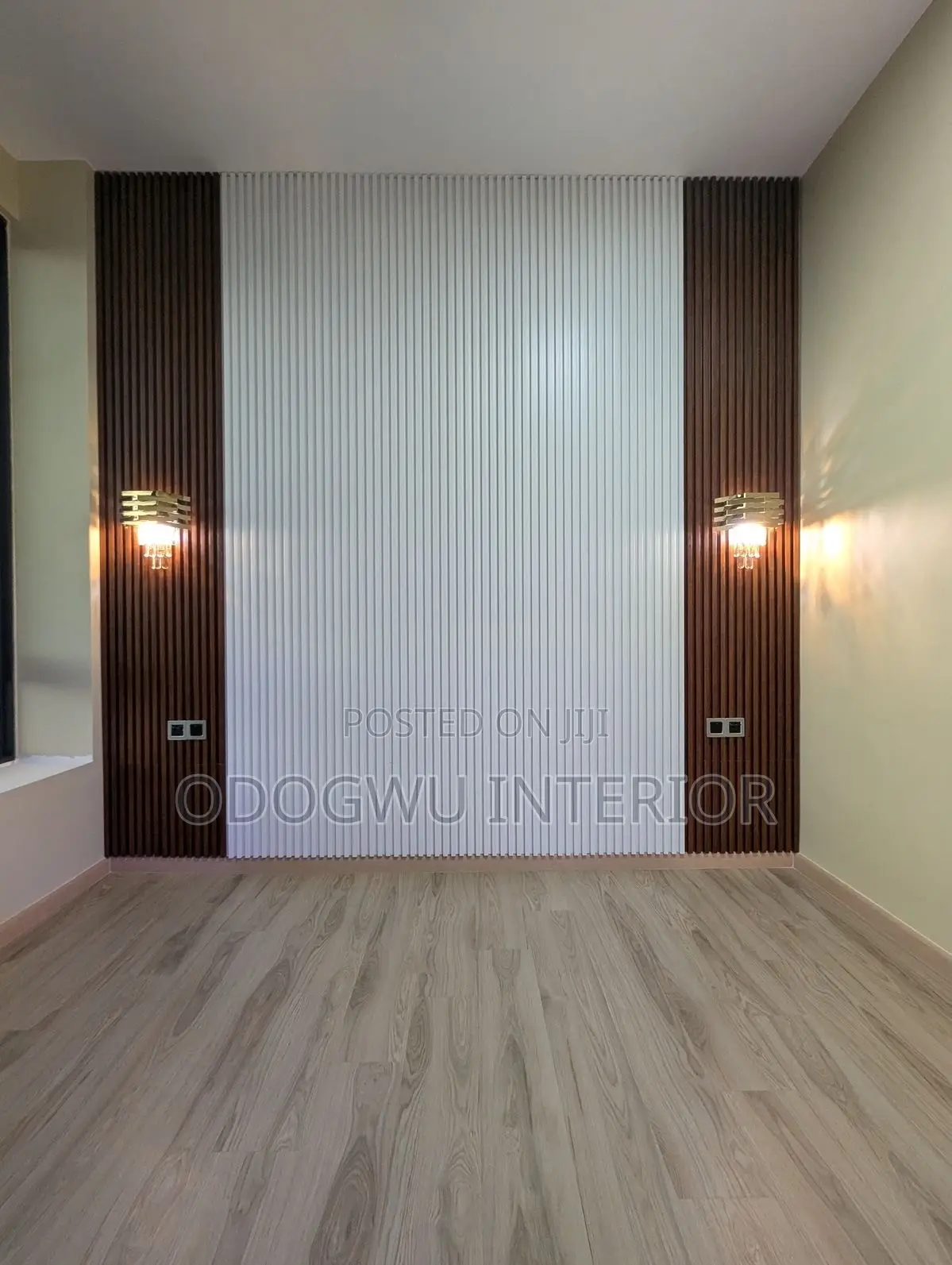 Sultry Fluted Panel Decor
