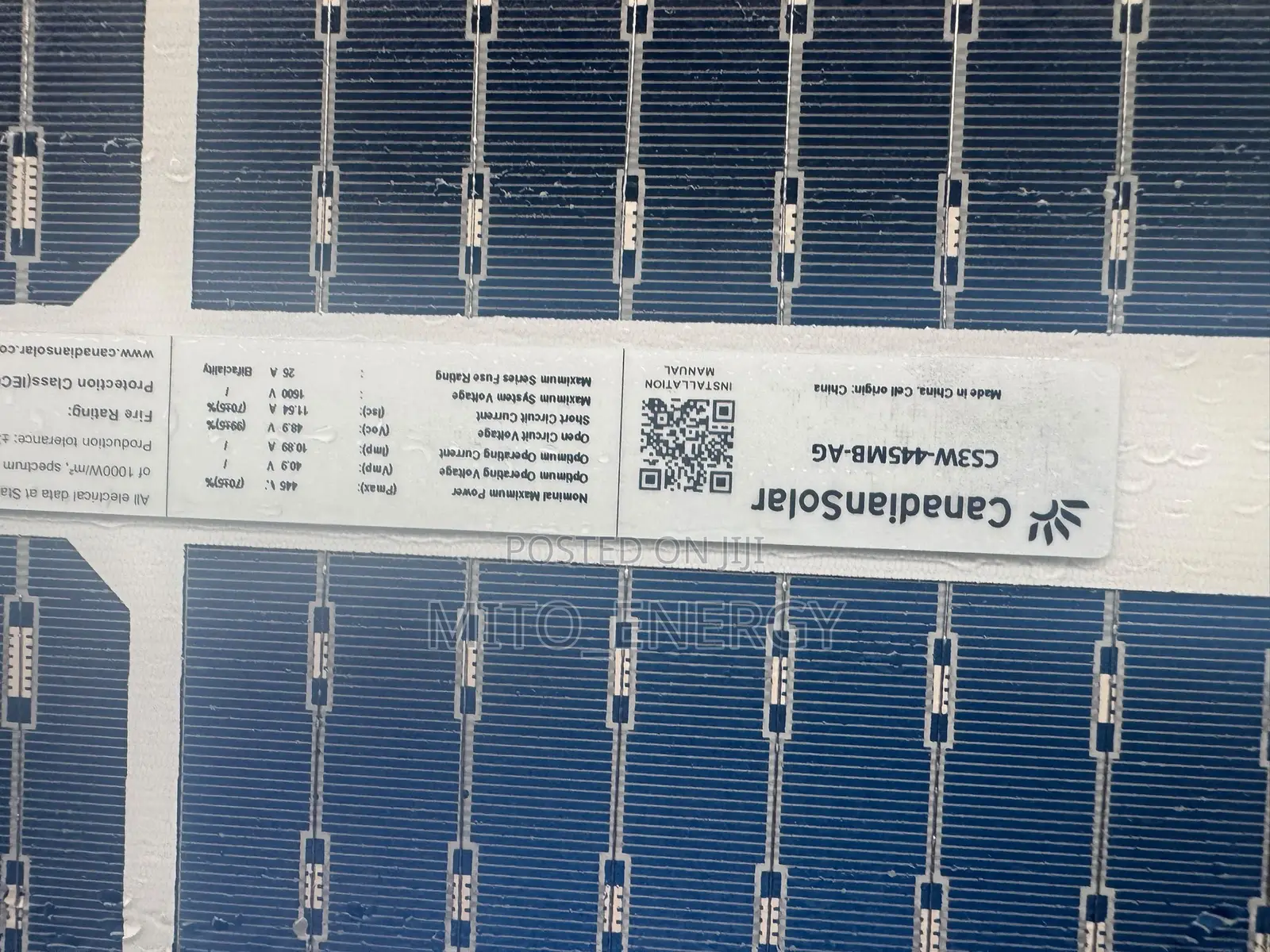 PANEL 450w Bifacial