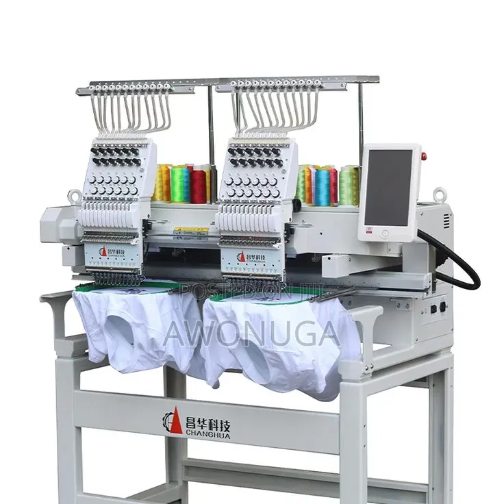 12 Needles 2head Monogram Machine