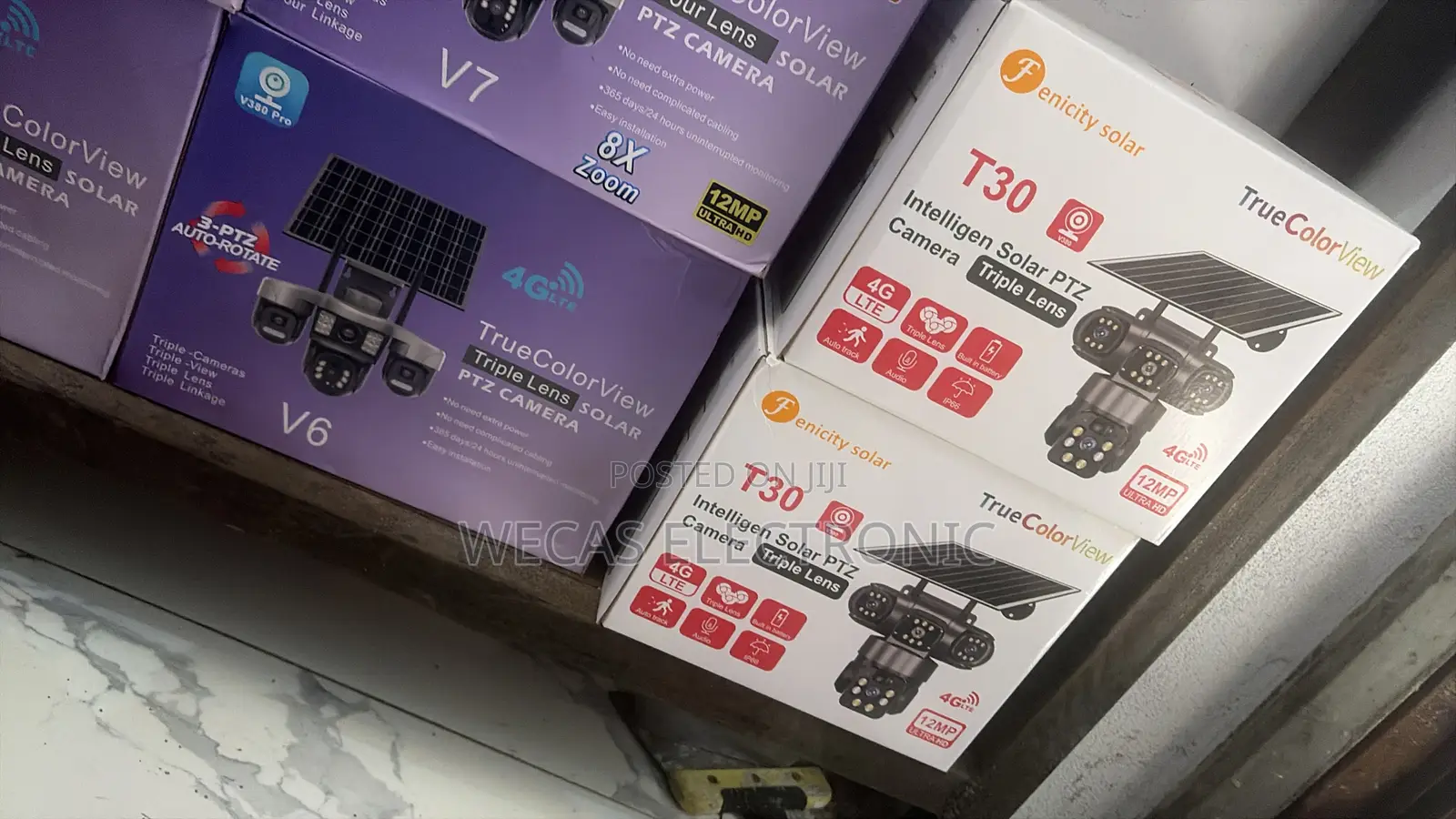 3lens 12mp Solar Camera