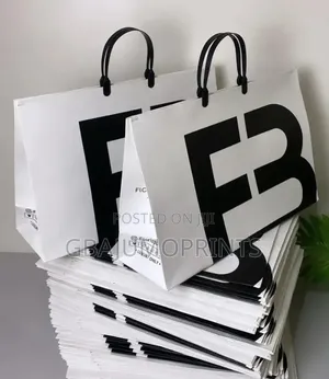 A2 Paper Bags With Plastic Handle