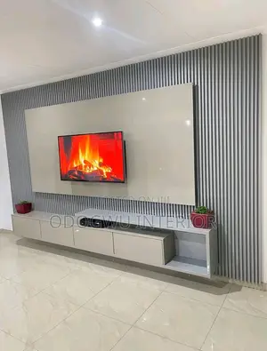 Delicate Fluted Panel TV Console