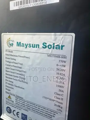 Solar Panel 370w