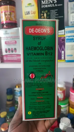 De-Deon's Syrup of Haemoglobin Vitamin B12 – 280ml