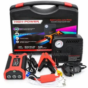 High Power Multi-Function Car Jump Starter With Air Compressor & Light
