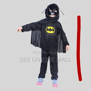 Kids Superhero Costume Batman Full Set + Mask