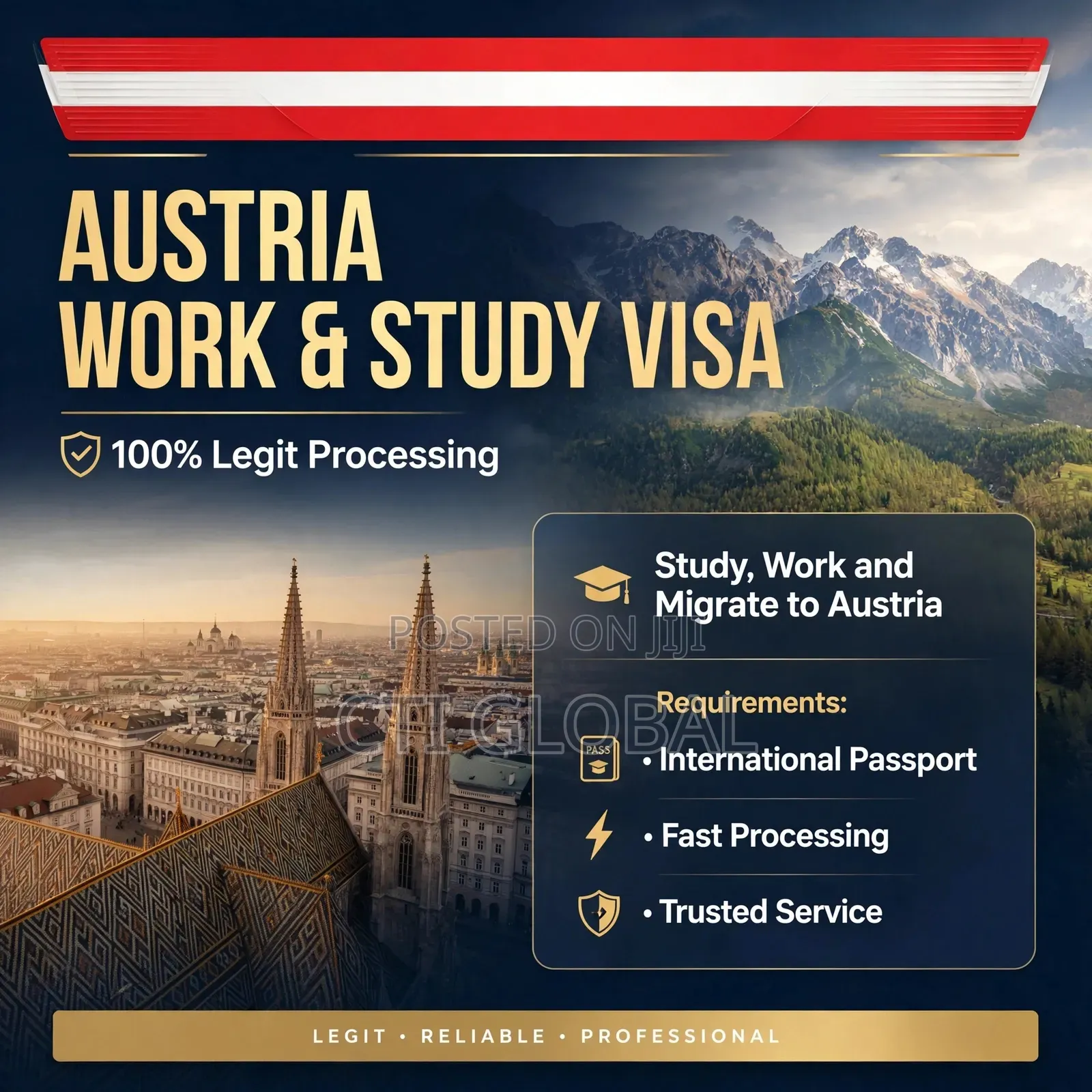 Austria Work -Study Visa
