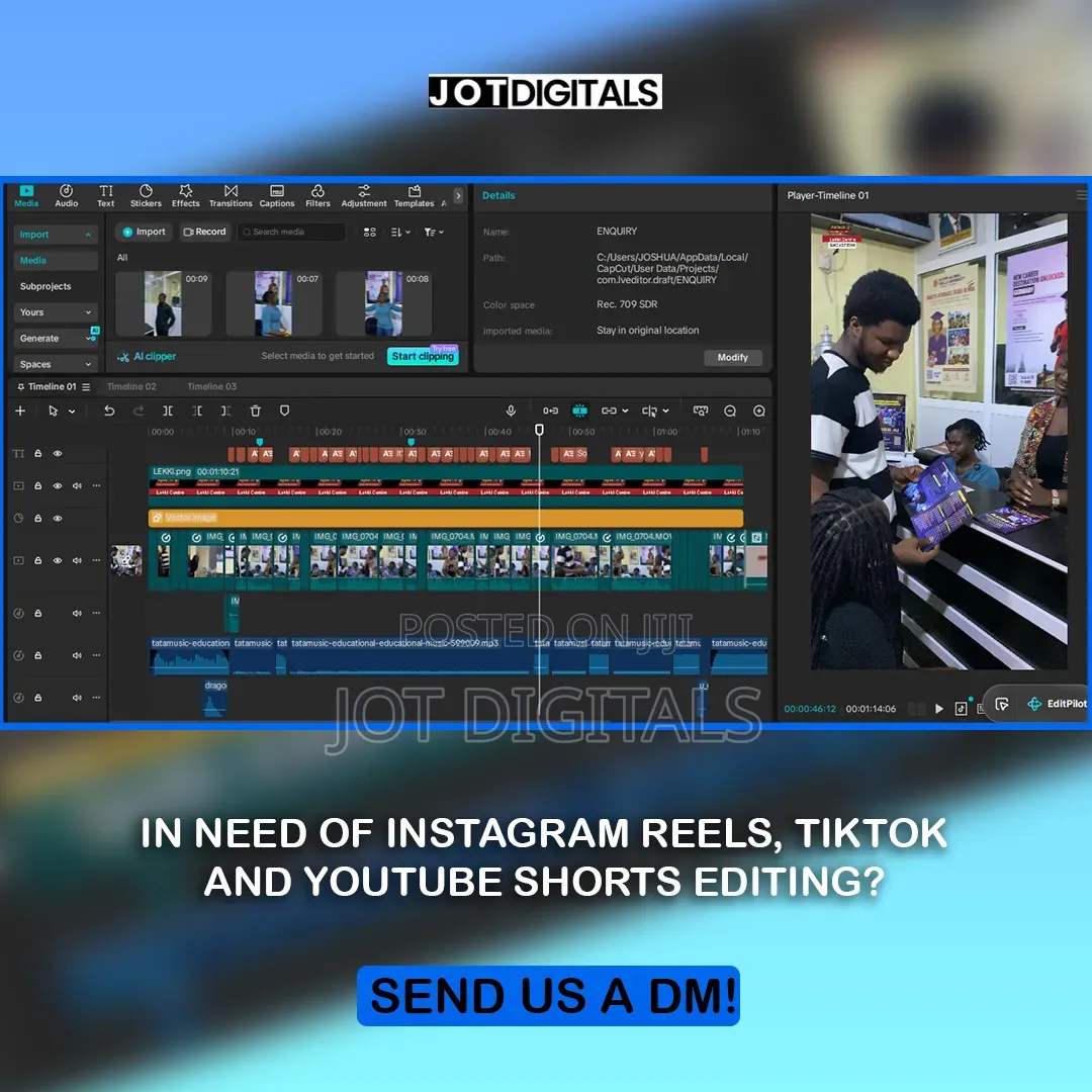 Professional Video Editor | Reels, YouTube, Ads & TikTok Video Editing