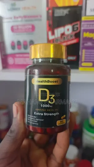 HealthBoost Vitamin D3 1000 IU – Immune Health Extra Strength