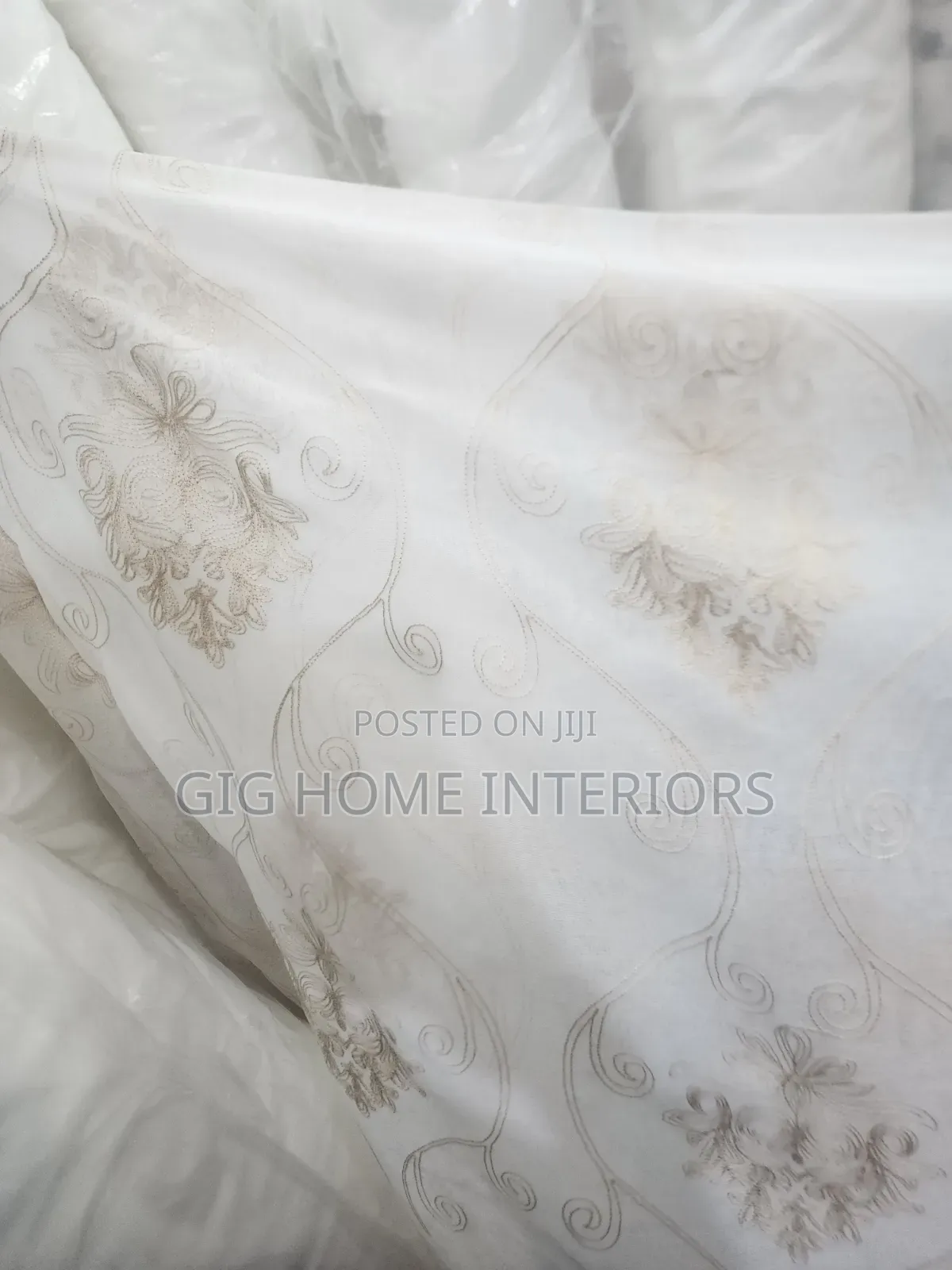 Embroidery Sheer Curtains