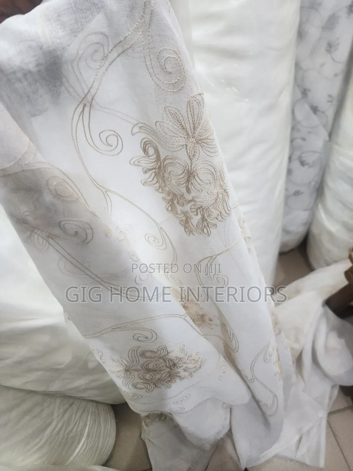 Embroidery Sheer Curtains