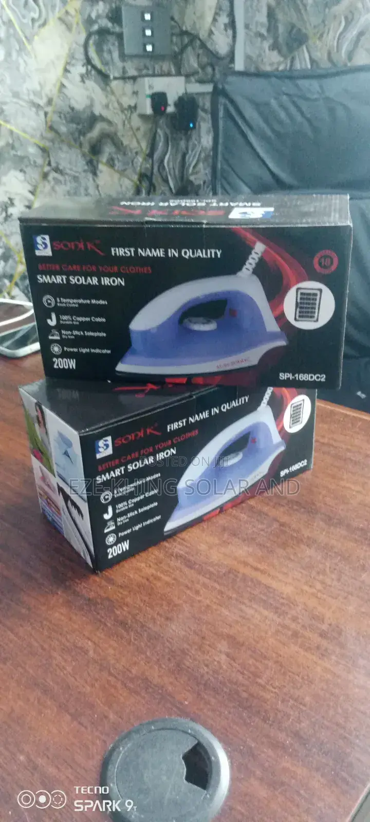 Solar Pressing Iron