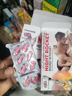 Night Rocket Rocket in Pocket - 8 Tablets Mens Performance