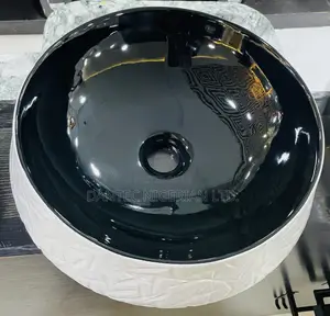 White Circle Countertop Basin