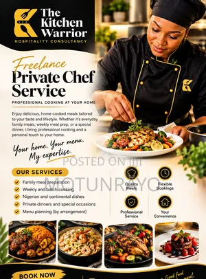 Private Chef Service in Lagos