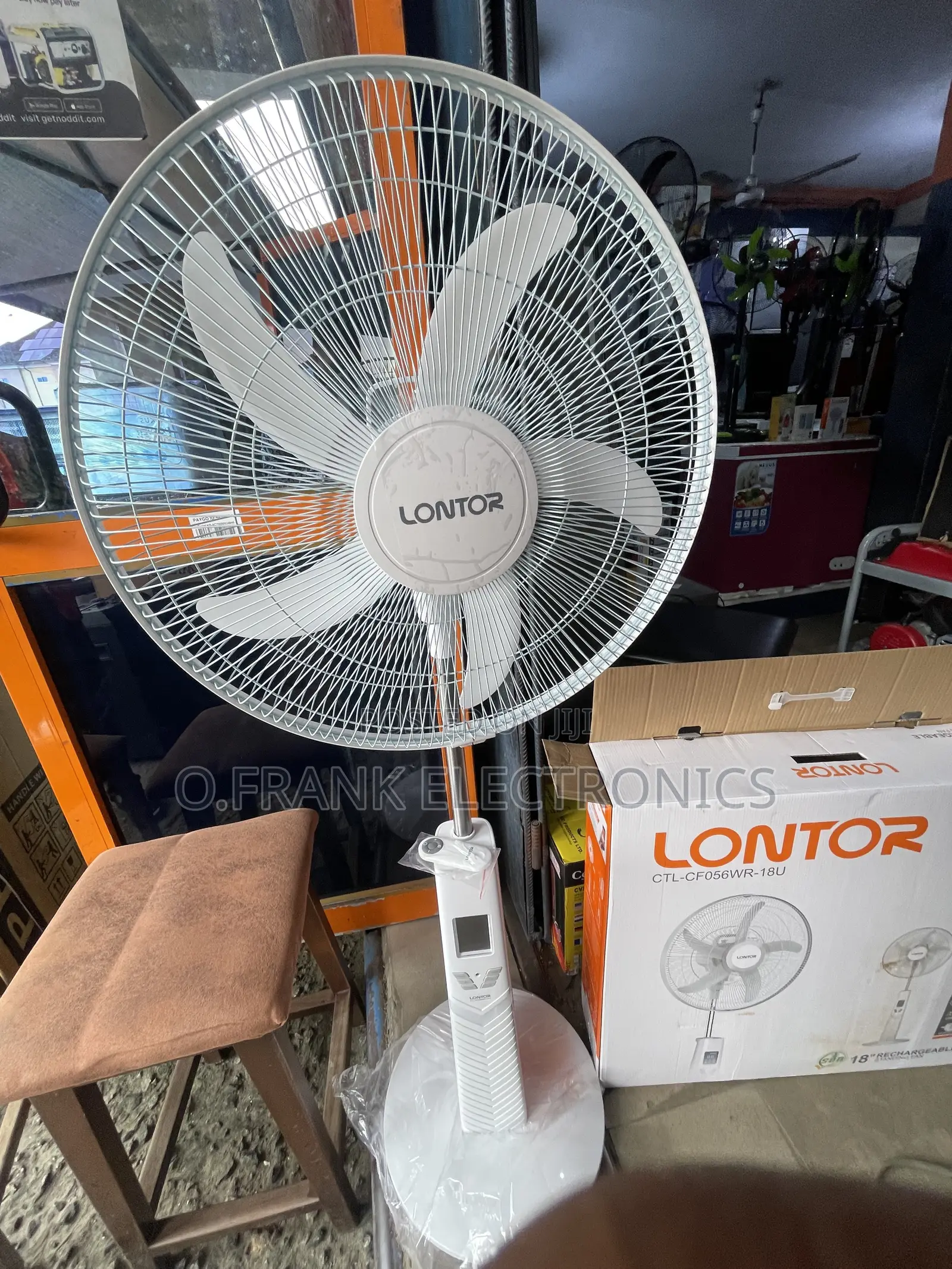 LONTOR Rechargeable Standing Fan