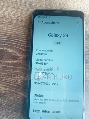 Samsung Galaxy S9 64 GB Black