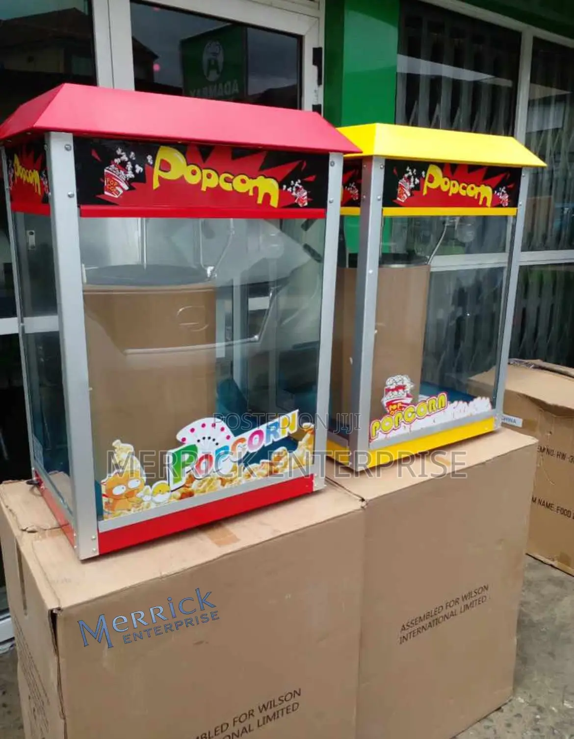 Red Popcorn Machine