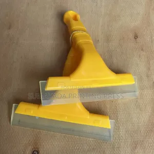 Squeegee for Screen Printing | Ink Scraping Tool, White & Yellow