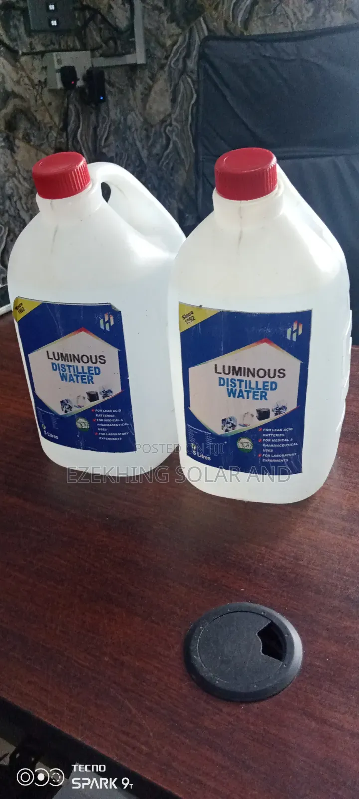 5 Litre Distilled Water