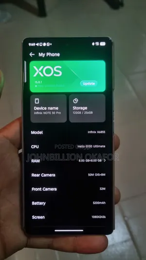 Infinix Note 50 Pro 256 GB Gray