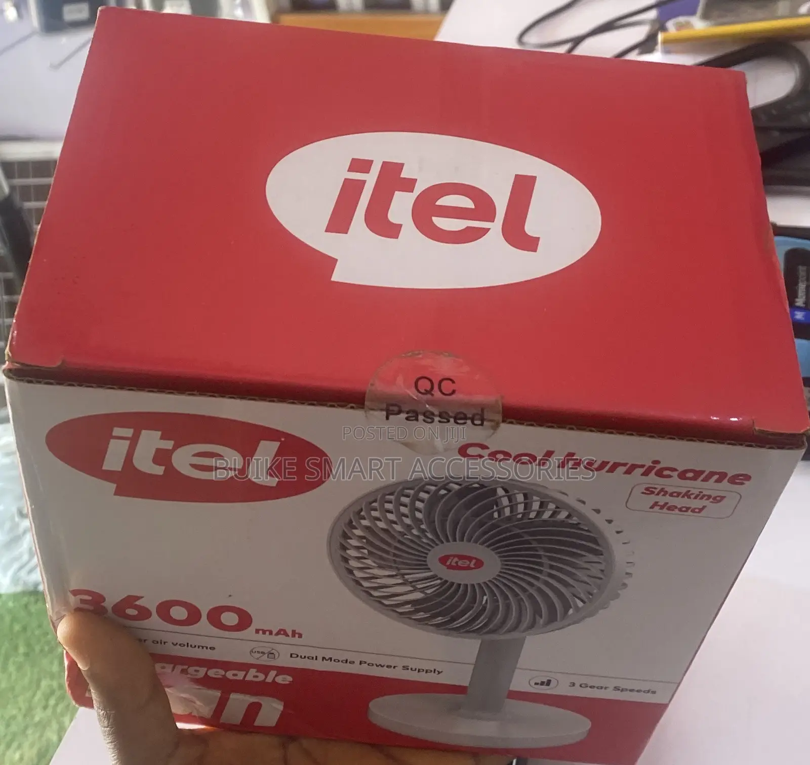 Itel Rechargeable Fan