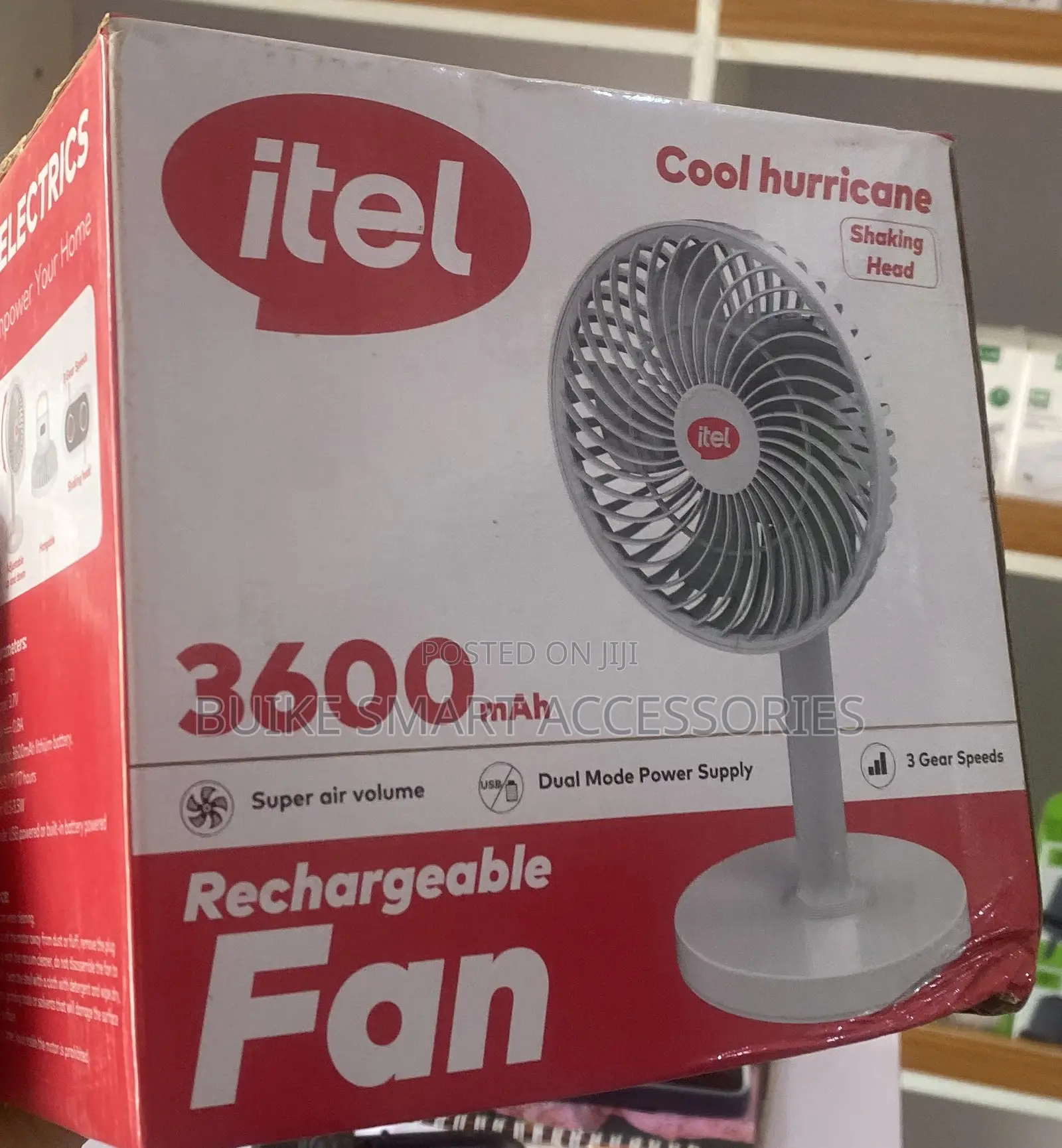 Itel Rechargeable Fan