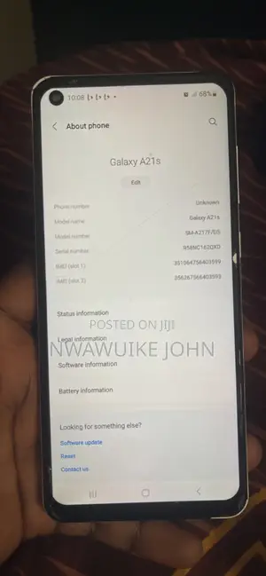 Samsung Galaxy A21s 64 GB White