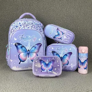 Beautiful Girls School Bag 5-in-1 Set