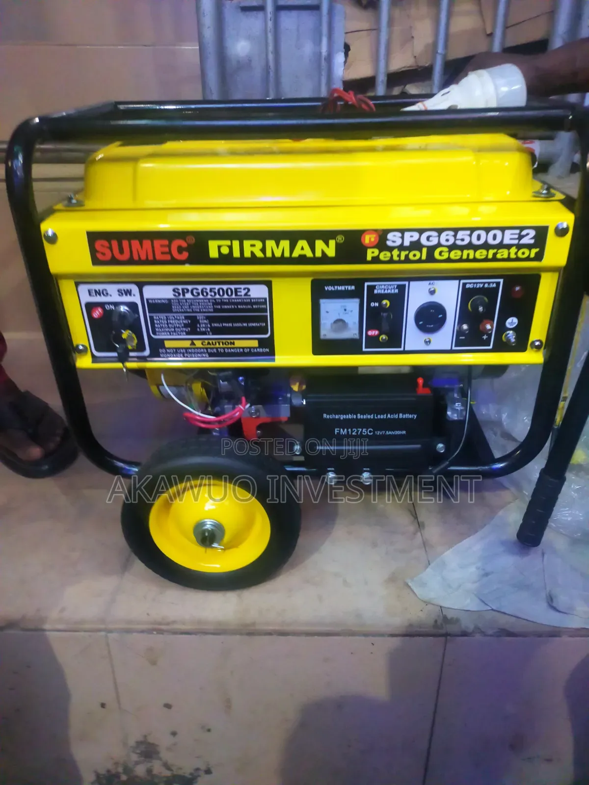 Sumec Fireman Generator 4.5kva.copper