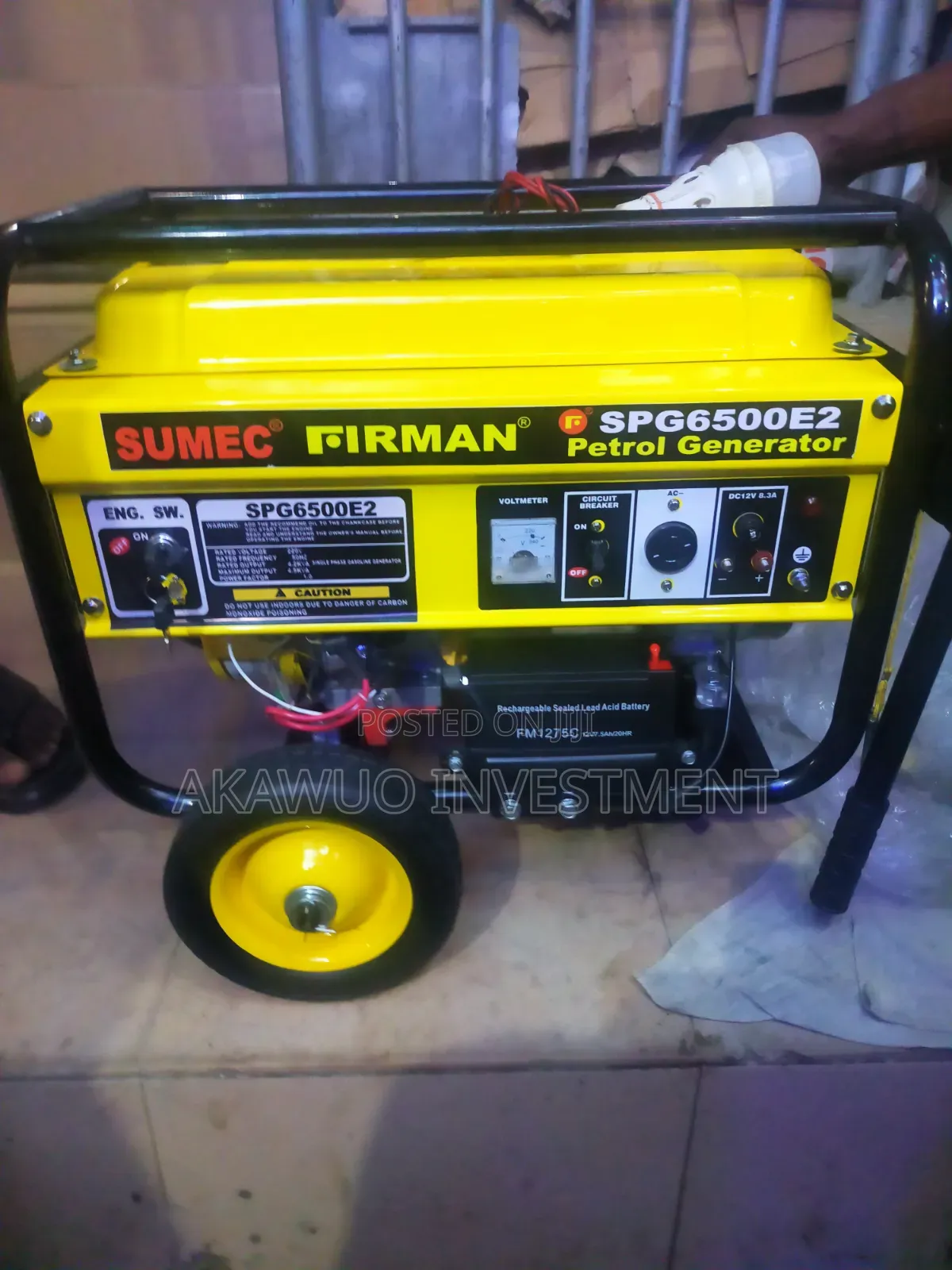 Sumec Fireman Generator 4.5 Kva