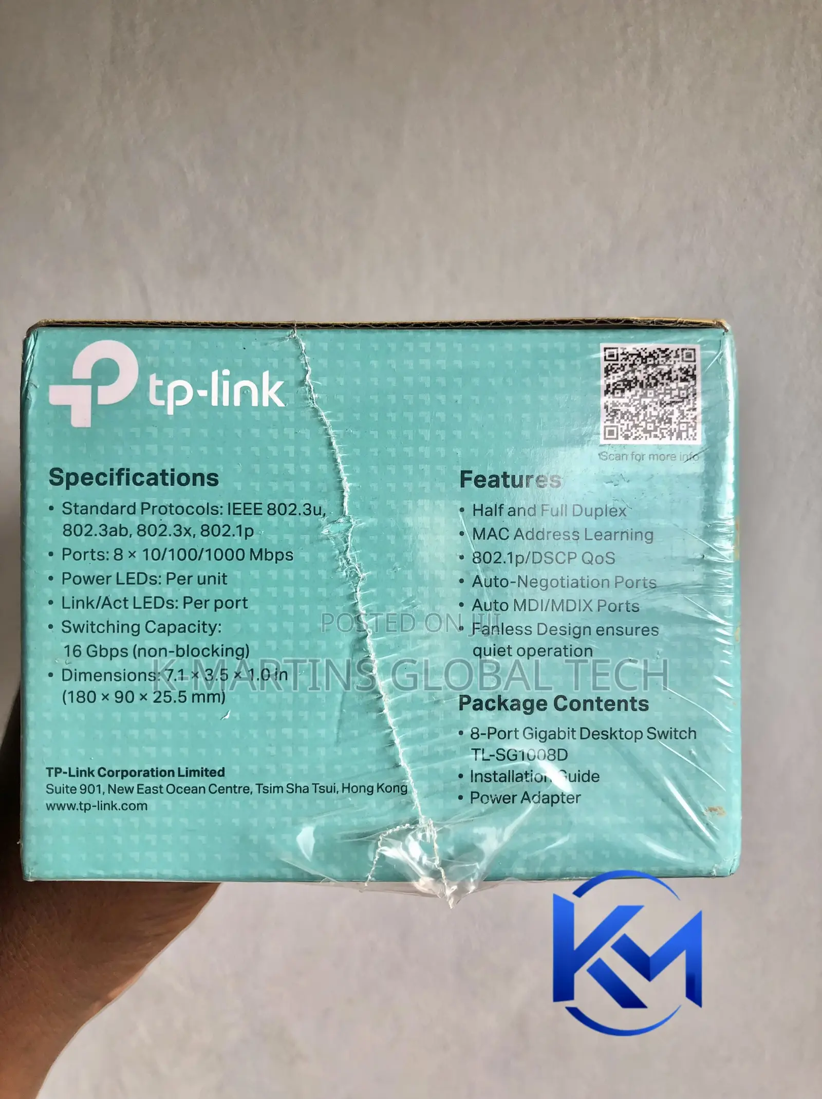 TP-Link TL-SG1008D 8 Port Gigabit Ethernet Network Switch