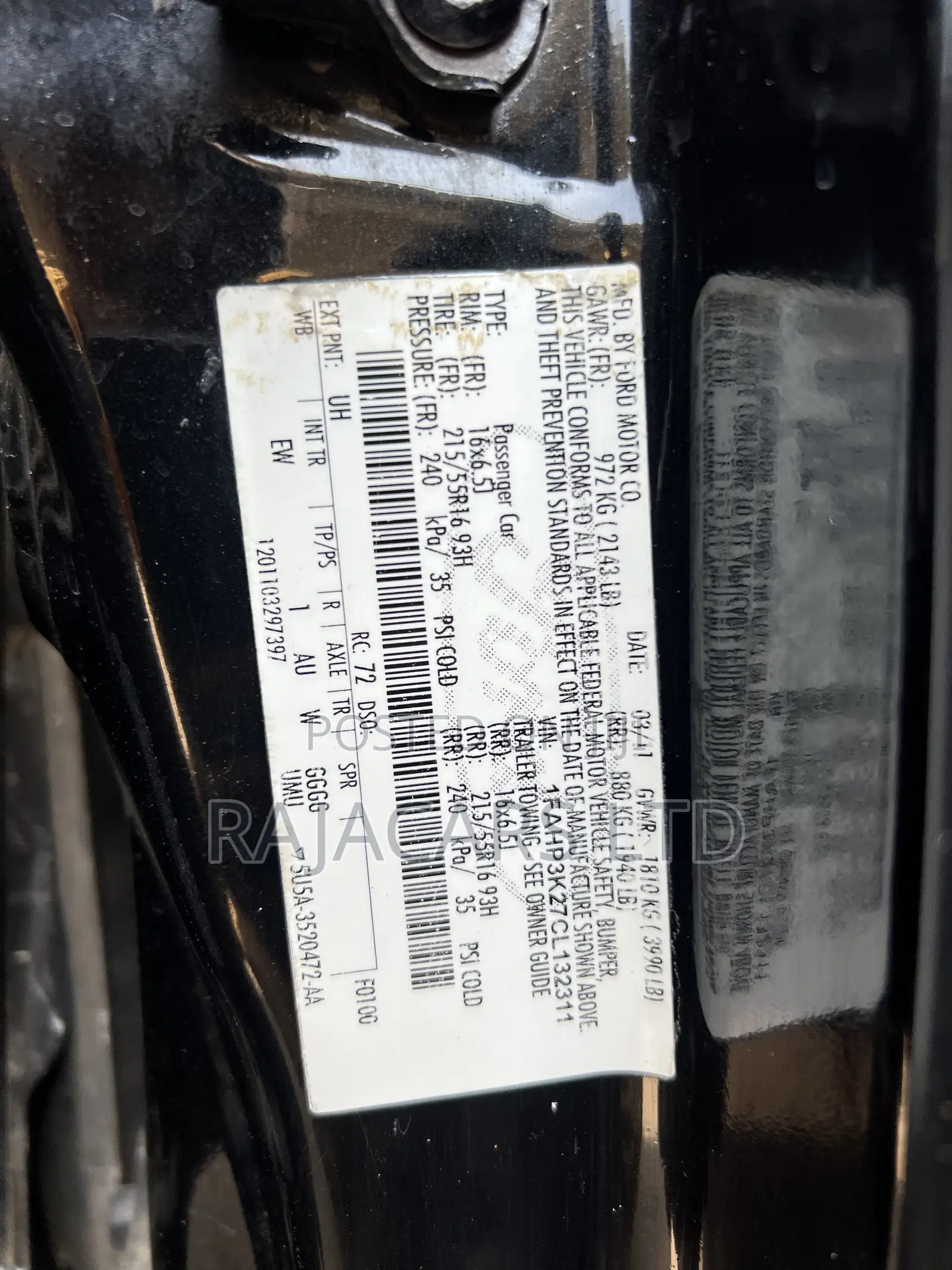 Ford Focus SE 2011 Black