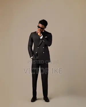 Black Double Breasted Suit