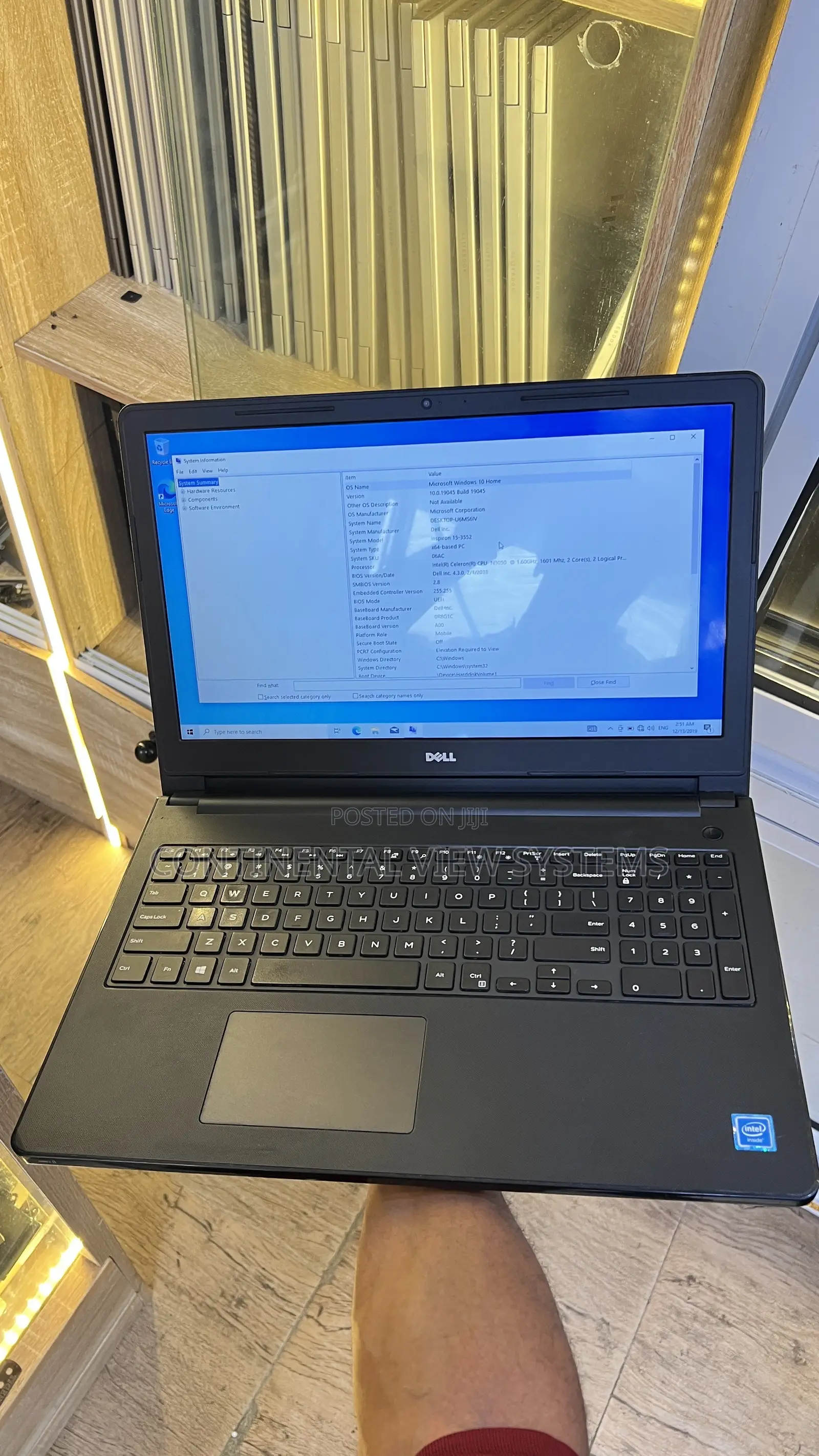 Laptop Dell Inspiron 15 4GB Intel Celeron HDD 320GB