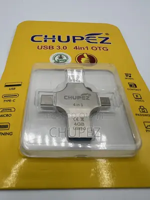Original Chupez 4 in 1 OTG USB 3.0 Adapter for Phone & PC