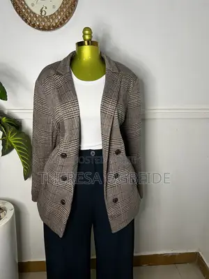 Checkered Blazer