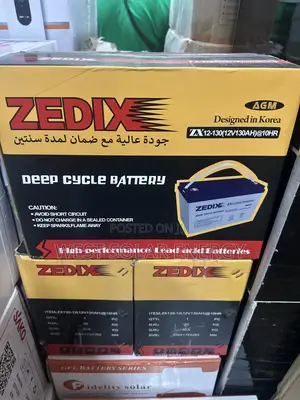 130Ah 12V Zedix Dry Cell Battery