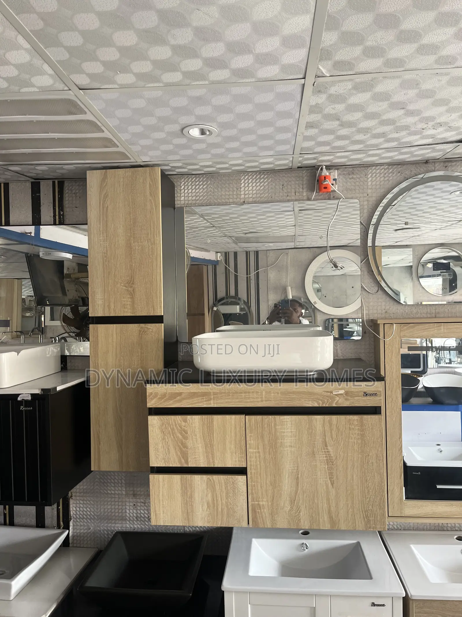Standard Italian Cabinet With LED Mirror