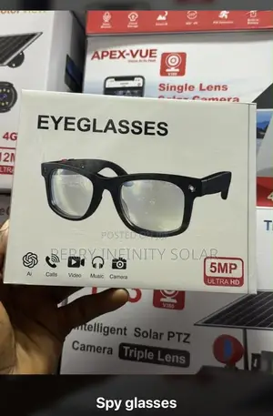 5MP Smart Spy Glasses With Camera, Video Recording, Music & Calls