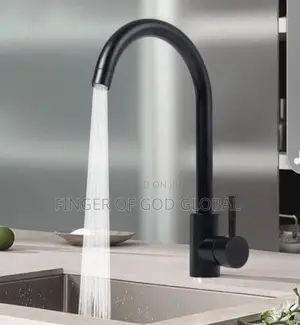 Matte Black Kitchen Sink Faucet