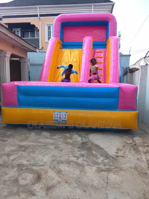 Bouncing Castle and Balloons Decorations.